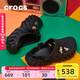 卡駱馳（CROCS）檀健次同款波波洞洞鞋舒適百搭男戶(hù)外沙灘鞋包頭拖鞋女鞋|207937 黑色-001 尺碼偏大，選小一碼 41 /42(260mm)