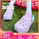 斯凱奇（Skechers）怪獸洞洞鞋涼鞋女士秋季厚底泡泡鞋軟底沙灘鞋溯溪鞋111581