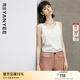 顏域白色打底吊帶女內搭2025新款春季簡(jiǎn)約百搭上衣V領(lǐng)無(wú)袖背心女 白色 XL