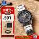 卡西歐（CASIO）手表男EDIFICE系列商務(wù)計(jì)時(shí)防水男士手表日韓表生日禮物學(xué)生送人 黑盤鋼帶EFV-540D-1A9