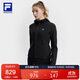 FILA 斐樂(lè )官方女士針織連帽外套2025秋冬健身運動(dòng)簡(jiǎn)約基礎上衣