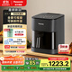 松下（Panasonic）雙核熱循環(huán)多功能全景可視家用全自動無油5L大容量無需翻面 空氣炸鍋NF-KZ500-K