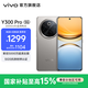 vivo Y300 Pro 國家補貼 6500mAh藍海電池 80W遠航閃充 7.69mm超薄機身 索尼5000萬(wàn)超清主攝 拍照手機 鈦色 8GB+128GB