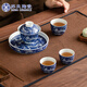 蘇氏陶瓷（SUSHI CERAMICS）國潮青花茶具套組祥龍蓋碗主人杯茶杯功夫茶具