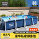 Bestway支架游泳池家用兒童寶寶免充氣泳池家庭折疊魚池戶外水池(56404）