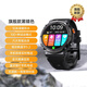 HKXB華為機HUAWEl適用【游泳專(zhuān)用】運動(dòng)手表跑步專(zhuān)用GPS配速游泳記錄測距記圈計時(shí)防水心率監測多功能 深黑色版【深度防水+消息提醒+秒表計時(shí)+心率+】