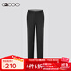 G2000【舒適彈性】G2000男裝2024春秋商場(chǎng)同款商務(wù)休閑百搭休閑褲長(cháng)褲 黑色 31