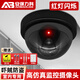 安保力科 仿真攝像頭假監(jiān)控半球形攝像頭逼真模型家用店鋪防盜探頭帶燈