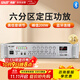 先科（SAST）定壓大功率藍(lán)牙功放機(jī)公共廣播放大器200W吸頂音柱壁掛音響門店會(huì)議家庭影院組合六分區(qū)獨(dú)立控音