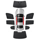 驕赫汽車(chē)遮陽(yáng)簾側(cè)窗車(chē)載窗簾遮陽(yáng)擋車(chē)用磁吸式防曬隔熱紗窗網(wǎng)紗隱私簾 全車(chē)一套