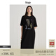 旅途原品（ltyp）t恤裙女直筒連衣裙連衣裙個(gè)性藝術(shù)印花休閑實(shí)穿短袖裙秋 靜謐黑-抽象油畫(huà) S