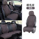 工馬冬季汽車(chē)坐墊馬鞍墊四季通用翻毛皮透氣鹿皮絨座套小蠻腰半包 翻毛皮款--咖啡整車(chē)5座
