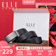 ELLE HOMME法國品牌男士皮帶男真皮自動(dòng)扣牛皮褲腰帶生日情人節禮物送男友 【橙色書(shū)新盒】902179/送禮優(yōu)選 115cm -130cm默認發(fā)出（可修剪）