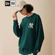 NEW ERA紐亦華秋季新款MLB套頭長(cháng)袖N(xiāo)Y圓領(lǐng)衛衣男女美式寬松簡(jiǎn)約潮加絨 綠色【熱銷(xiāo)款 非加絨】 2XL (180-190)160-200