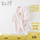 戴維貝拉（DAVE＆BELLA）童裝初生嬰兒衣服寶寶連體衣幼兒外出服冬季新款嬰童服裝女孩爬服 粉色花朵 80cm （建議身高73-80cm）