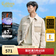 卡賓男裝 三防桃皮絨羽絨服2024秋冬新款90鴨絨保暖外套休閑A 亞麻色05 2XL /185/54