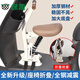 綠源（Luyuan）電動(dòng)車兒童座椅前置電瓶車寶寶座椅3-12歲簡(jiǎn)易可以折疊小孩坐凳 米咖色【升級(jí)減震+捆綁器】 【通用款-折疊前置座椅】