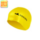 英發(fā)（YINGFA）防水顆粒泳帽  硅膠游泳帽 內(nèi)顆粒防滑脫 多色可選 膠皮帽 防水帽 黃色(配耳塞)