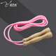 超飛躍 炫彩系列PVC跳繩成人減肥跳繩比賽考試推薦練習使用花式競速跳繩 糖果粉色木柄 6毫米