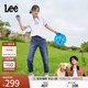 Lee【張凌赫代言】411舒適高腰小直腳中深藍(lán)色水洗女牛仔褲A5662 中深藍(lán)(25褲長(zhǎng)) 26 (105-110斤可選)