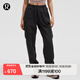 lululemon丨Cargo 女士徒步工裝褲 *網(wǎng)格拉絨 LW5GTNA 黑色 M