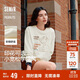 森馬（Semir）史努比系列衛(wèi)衣女卡通落肩寬松衣服個性秋設(shè)計感圖案101524116009