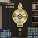 貝伊樂(lè)客廳掛表新中式全銅裝飾掛鐘現(xiàn)代簡(jiǎn)約輕奢格柵背景墻靜音時(shí)鐘 特大號(hào)貝殼表盤-帶日歷 自動(dòng)對(duì)時(shí)電波靜音機(jī)芯