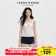 TEENIE WEENIE小熊夏季新款美背吊帶背心帶胸墊免穿文胸女內搭打底外穿上衣 感知自我小熊-米白 S