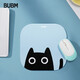 BUBM 鼠標(biāo)墊卡通可愛辦公室桌墊游戲鼠標(biāo)墊 防滑耐用筆記本電腦便攜鼠標(biāo)墊小號 KTSBD-B4 黑貓