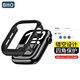 BHO【熱銷(xiāo)1萬(wàn)+】適用蘋(píng)果手表apple watch s10/s11保護殼套iwatch s9/8/7/se2/3/ultra2/3防摔防刮 半包殼【黑色】 s10/s11代【46mm表盤(pán)】