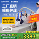 LONGWAY癱瘓老人移位器電動(dòng)移位機殘疾人臥床家用醫院護理起吊移位機6206 蓄電折疊款丨豪華吊帶（可躺不勒腳）+免安裝