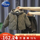 迪士尼（Disney）男童秋冬棉服套裝2025新款1-9歲兒童馬甲三件套冬季加厚衣服外穿 灰色冬款加厚三件套 100
