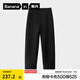 蕉內（Bananain）非常褲505Relax男士空氣棉香蕉闊腿衛褲運動(dòng)通勤顯瘦透氣休閑褲新 【加絨款】黑色 L