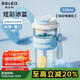 物生物（RELEA）玻璃杯大容量水杯咖啡杯男女茶水分離泡茶杯學(xué)生吸管杯子生日禮物