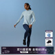 馬孔多（macondo）原創(chuàng  )單品｜男子跑步加絨打底套裝5代 上衣月光藍 褲子夜海藍 3XL