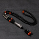 喜?？稻叛厶熘槲鞑卣嫫番旇熘榈鯄嬆信畋久贽D(zhuǎn)運(yùn)珠掛件項(xiàng)鏈禮物女 九眼天珠項(xiàng)鏈