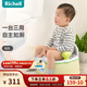 利其爾（Richell）兒童馬桶坐便器 男女寶寶便盆 小孩小便尿盆嬰幼兒多用途 綠色