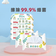 NUBY（努比）濕廁紙巾降解可沖馬桶便攜清潔個(gè)人衛(wèi)生家庭裝潔廁紙40抽 組合裝 40抽 6包