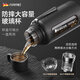 恩爾美（nRMEi）玻璃水杯男大容量防摔防爆茶水分離杯耐高溫戶外便攜2000ml泡茶杯 隕石黑1000ml【茶倉(cāng)+杯蓋喝茶】
