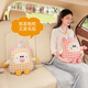 艾布與棉花汽車(chē)抱枕被子兩用車(chē)載兒童睡枕一對可愛(ài)車(chē)上睡覺(jué)神器車(chē)用靠枕毯子 黃色擁抱【單個(gè)】 (內置毛毯)