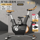 飛爾頓fed動(dòng)感單車(chē)智能家用器材運動(dòng)磁控靜音小型室內自行車(chē)健身車(chē) 【自發(fā)電】雙飛輪黑色-智能調阻