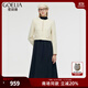 歌莉婭（GOELIA）一整套時(shí)尚穿搭高級感歐若風(fēng)小香風(fēng)套裝1CCCAB050 05W米白 S