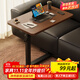 卓博電腦桌升降桌床邊桌床上桌學(xué)習桌可移動(dòng)小桌子BZ09胡桃色標準款