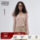 Teenie Weenie小熊女裝2025年秋季新款薄款chic空調衫氣質(zhì)針織開(kāi)衫 淺粉色 M