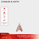 CHARLES&KEITH情人節(jié)個(gè)性字母吊墜掛墜生日禮物CK5-72120241-A A 1個(gè)