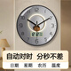 韋柯掛鐘客廳鐘表2025表掛墻LED萬(wàn)年歷溫度時(shí)鐘現代簡(jiǎn)約石英鐘免打孔 升級款40cm-光影-電波自動(dòng)對時(shí)
