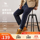 駱駝（CAMEL）錐形原牛仔褲男士秋冬款水洗寬松透氣美式復古休閑長(cháng)褲M(mǎn)13CAJB078
