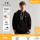 Teenie Weenie小熊男裝簡(jiǎn)約連帽衛衣秋冬休閑美式運動(dòng)帽衫男 黑色 XL 180