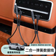 以禾（Yeehpure）適用理想L6L7L8L9車(chē)載數據線(xiàn)i8/MEGA后排手機快充電線(xiàn)typec配件 二合一【蘋(píng)果+TypeC】彎頭彈簧線(xiàn)