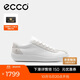 愛(ài)步（ECCO）秋冬牛皮平底休閑德訓板鞋 柔酷零點(diǎn)男鞋537754 白色42 HL